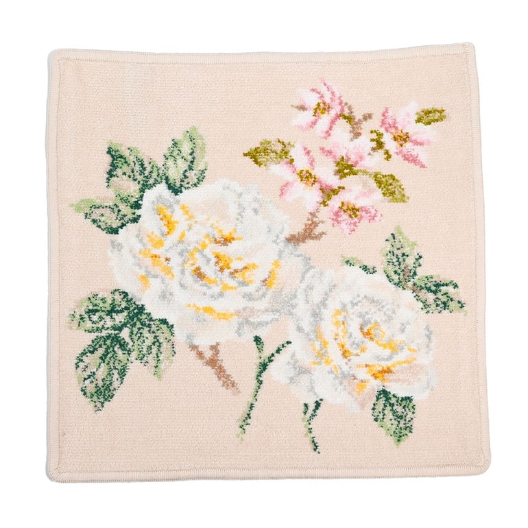 フェイラー FEILER ハンカチ ハンドタオル レディース 30cm×30cm VANILLA ROSE バニラローズ ベージュ