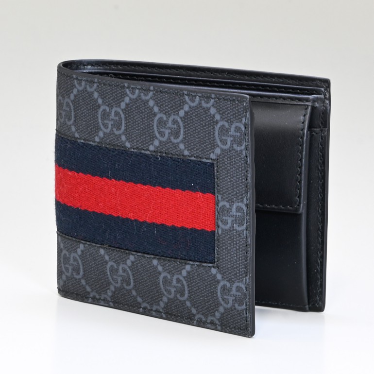 グッチ GUCCI 財布 二つ折り財布 メンズ GGスプリーム ニューウェブ