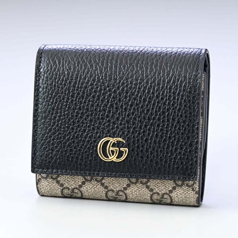 グッチ GUCCI 二つ折り財布 ミニ財布 レディース プチ マーモント ダブルG ブラック×ベージュ 598587 17WAG 1283  名入れ可有料 【スペシャルラッピング660円(別売り)】 | GUCCI,財布,折り財布 | エイレベル公式通販 | ブランド品をお求めやすく提供