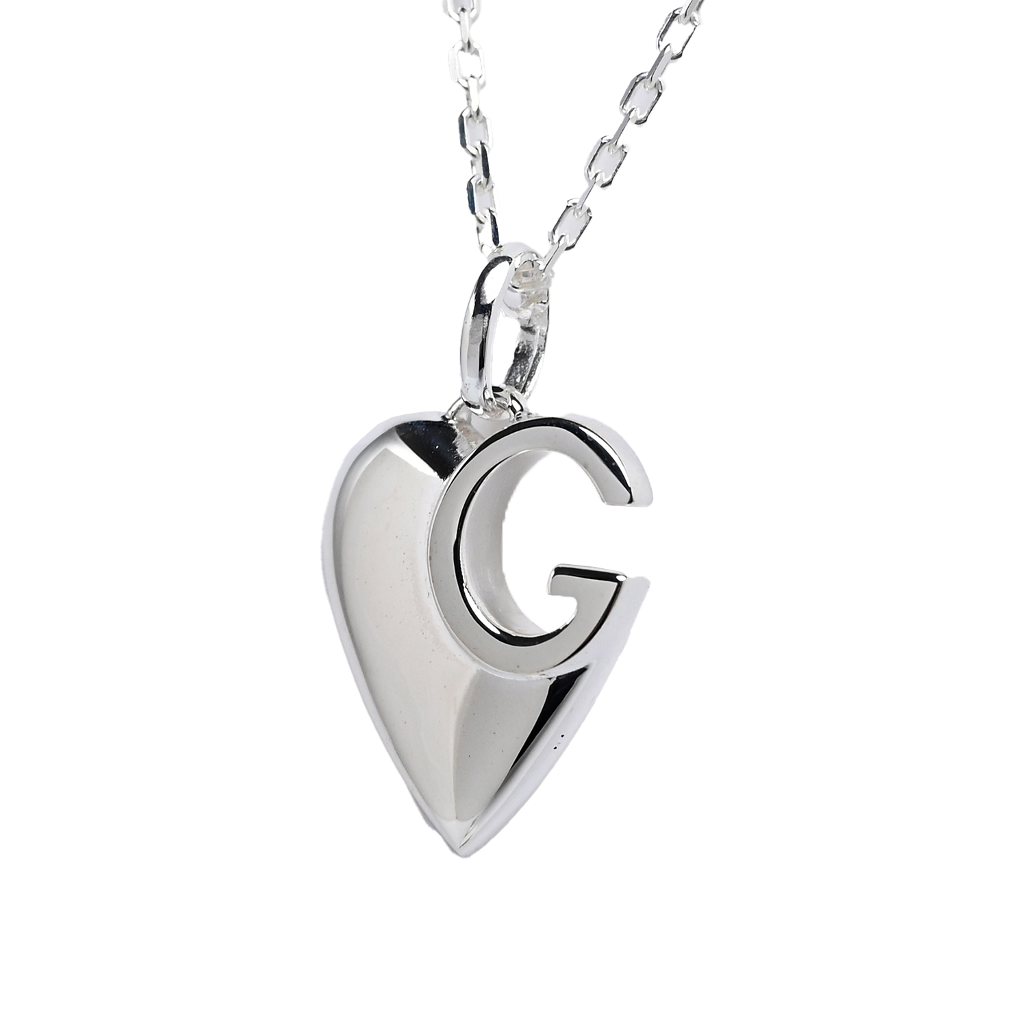 グッチ GUCCI ネックレス レディース シャーロット ハートG 233963 J8400 8106 シルバー925 ペンダント ジュエリー