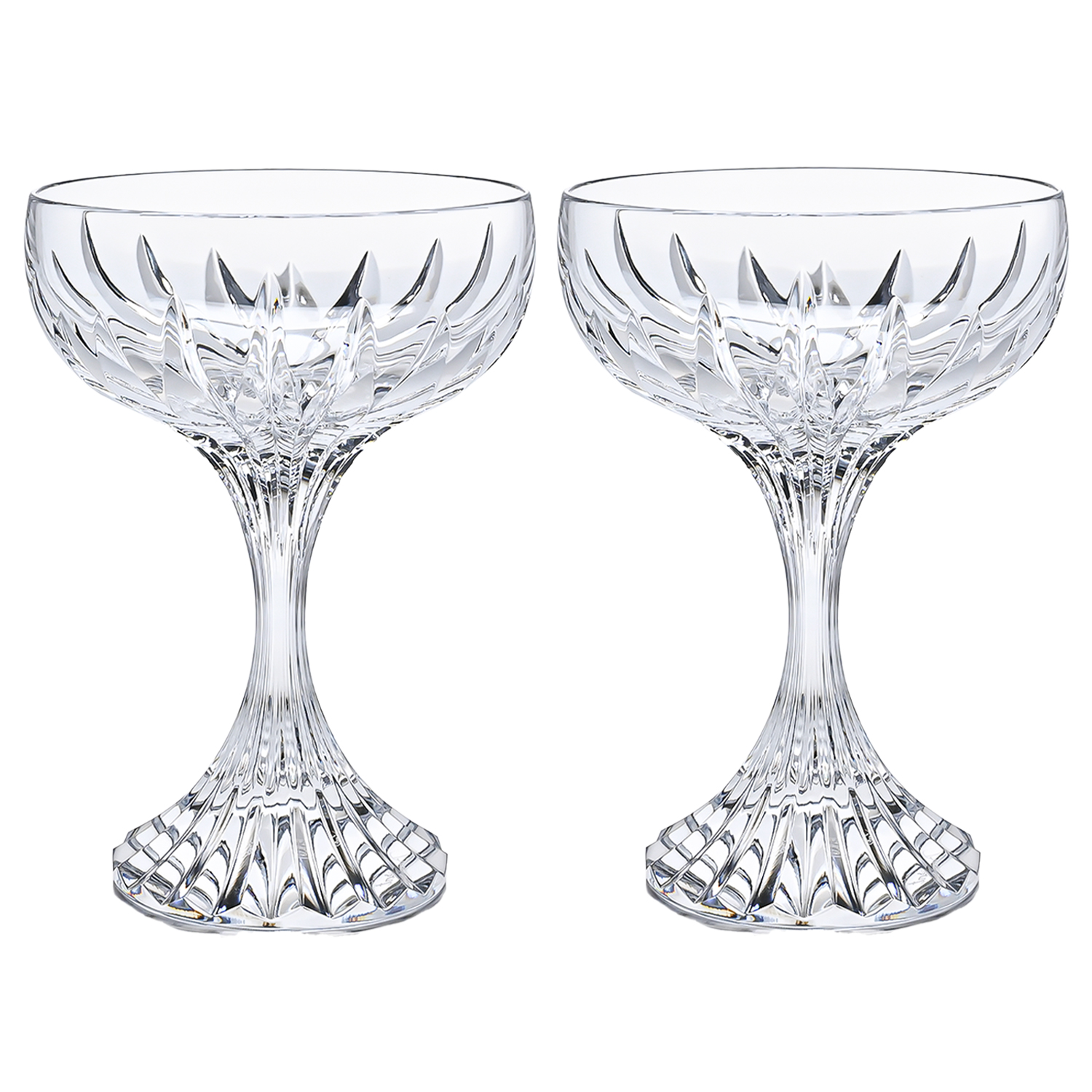 バカラ Baccarat グラス ペア マッセナ シャンパンクープ シャンパン 2811796 洋食器