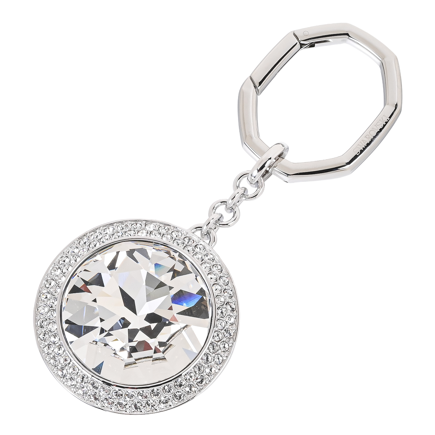 スワロフスキー SWAROVSKI キーリング キーホルダー 2026 Una Angelic ラウンドカット レディース クリア 5763032 バッグチャーム