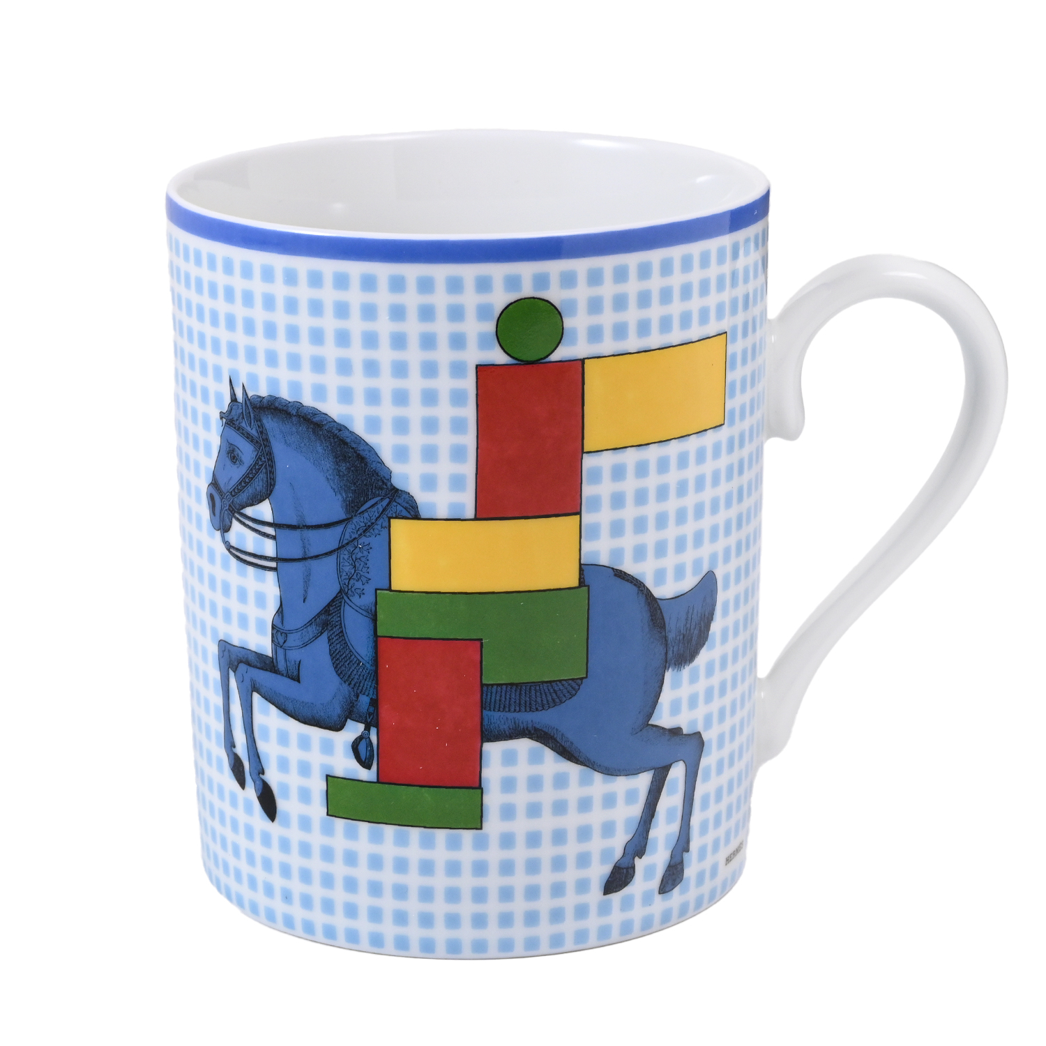 エルメス マグカップ 300ml Cavalier en Formes カヴァリエ・アン・フォルム ブルー 59131P 059131P 限定 洋食器 高級